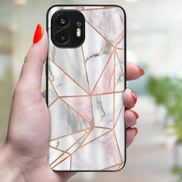 MY ART Ochranný kryt pre Nothing Phone 2 PINK MARBLE (143)