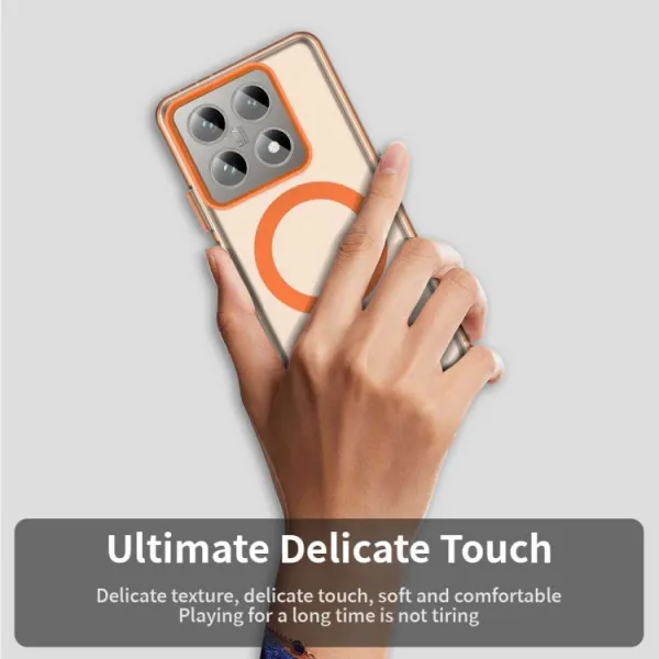 CANDY MAGSAFE Ochranný obal pre Xiaomi 14T oranžový