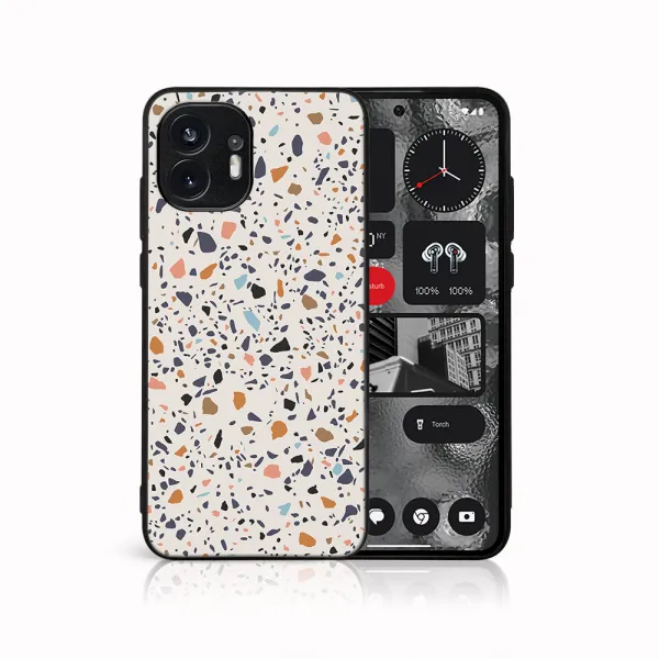 MY ART Ochranný kryt pre Nothing Phone 2 BEIGE TERRAZZO (162)