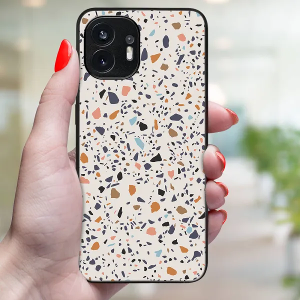 MY ART Ochranný kryt pre Nothing Phone 2 BEIGE TERRAZZO (162)