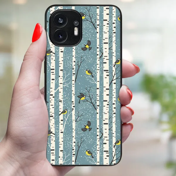 MY ART Kryt s vianočným dizajnom Nothing Phone 2 BIRCH (072)