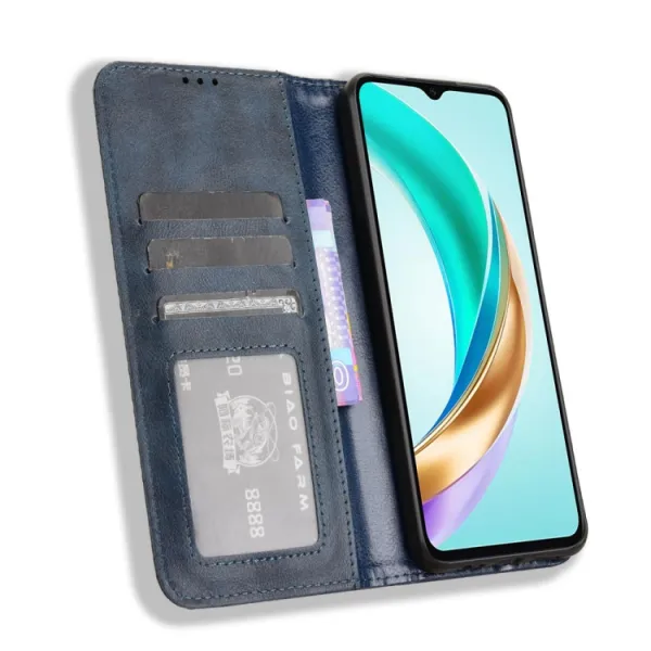 BUSINESS Peňaženkové puzdro pre Honor X6b modré