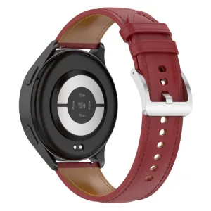 LEATHER Kožený remienok pre Garmin Forerunner 165 červený