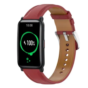 LEATHER Kožený remienok pre Honor Watch ES červený