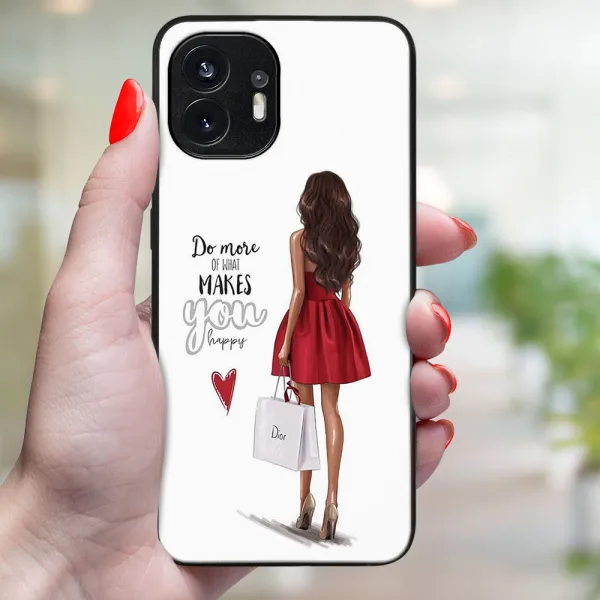 MY ART Ochranný kryt pre Nothing Phone 2 RED DRESS (137)