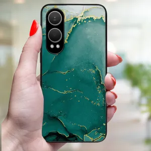 MY ART Ochranný kryt pre OnePlus Nord CE 4 Lite 5G GREEN MARBLE (145)