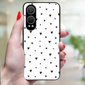 MY ART Ochranný kryt pre OnePlus Nord CE 4 Lite 5G BLACK HEARTS (167)