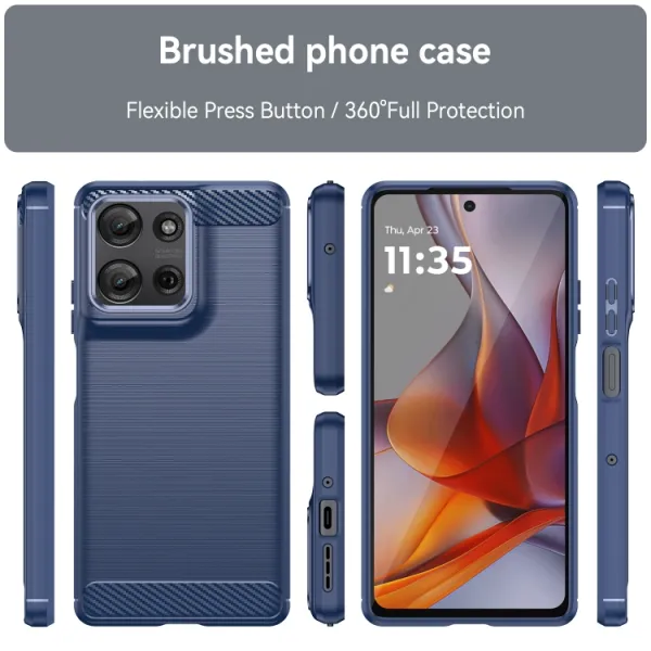 FLEXI TPU Ochranný kryt Motorola Moto G75 5G modrý