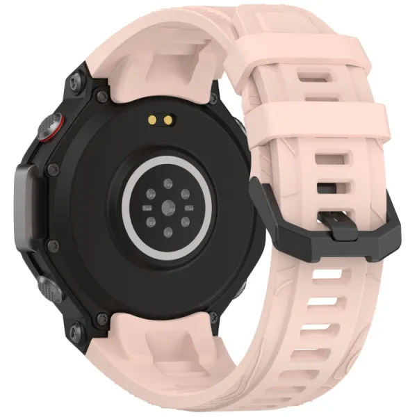 SILICONE Vymeniteľný remienok pre Amazfit T-Rex 3 ružový