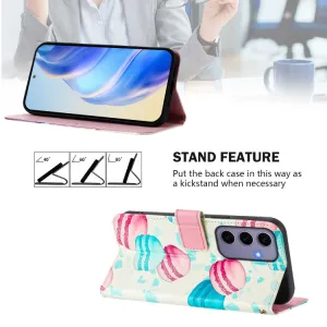 ART Peňaženkový kryt pre Samsung Galaxy S24 5G MACARONS
