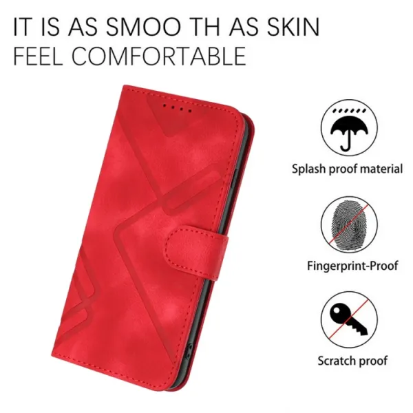LINE Peňaženkové puzdro pre Infinix Zero 40 5G červené