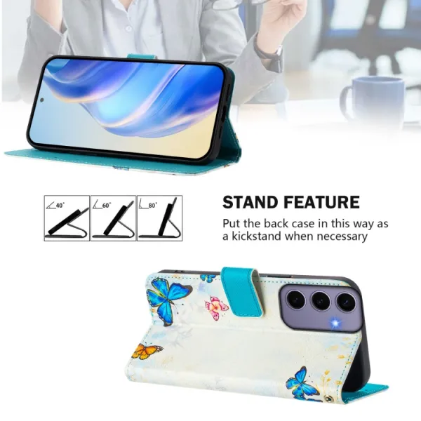ART Peňaženkový kryt pre Samsung Galaxy S24 5G BUTTERFLY