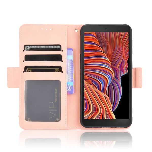 SLOT Peňaženkový obal pre Samsung Galaxy Xcover 5 ružový