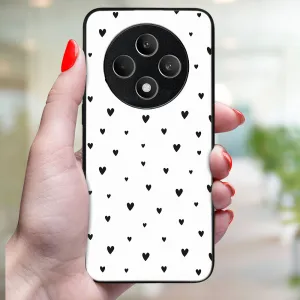 MY ART Ochranný kryt pre Oppo Reno12 FS 5G BLACK HEARTS (167)