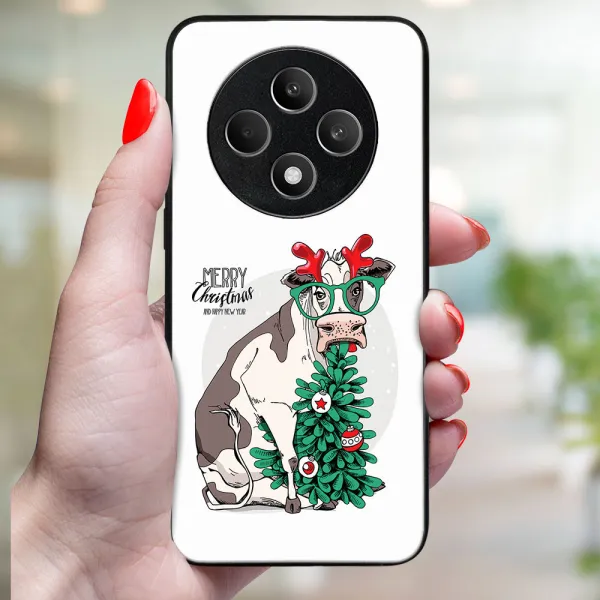 MY ART Kryt s vianočným dizajnom Oppo Reno12 FS 5G MERRY CHRISTMAS (074)