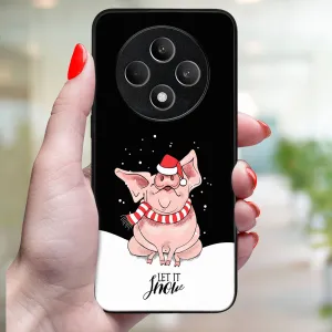 MY ART Kryt s vianočným dizajnom Oppo Reno12 FS 5G LET IT SNOW (075)