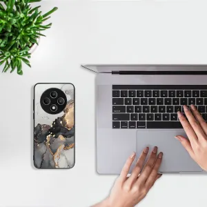 MY ART Ochranný kryt pre Oppo Reno12 FS 5G GREY MARBLE (140)