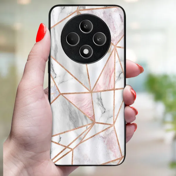 MY ART Ochranný kryt pre Oppo Reno12 FS 5G PINK MARBLE (143)
