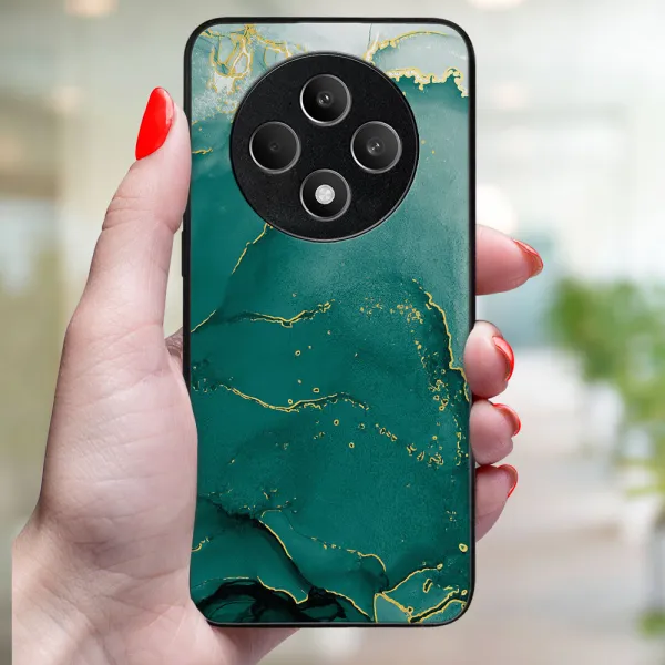MY ART Ochranný kryt pre Oppo Reno12 FS 5G GREEN MARBLE (145)