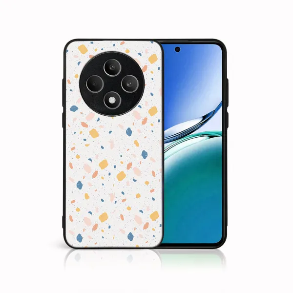 MY ART Ochranný kryt pre Oppo Reno12 FS 5G ORANGE TERRAZZO (165)