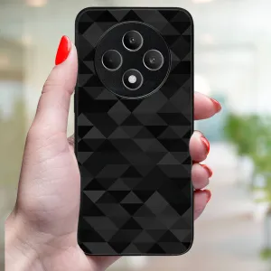 MY ART Ochranný kryt pre Oppo Reno12 FS 5G BLACK TRIANGLES (232)