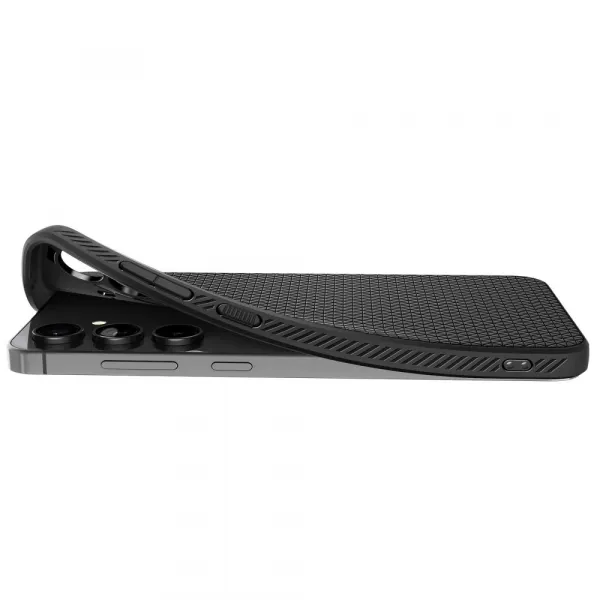 SPIGEN LIQUID AIR Ochranný kryt pre Samsung Galaxy S24 FE 5G MATTE BLACK