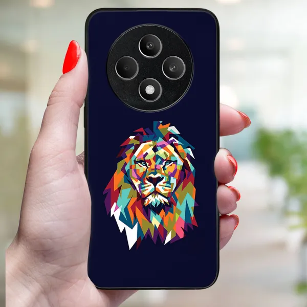 MY ART Ochranný kryt pre Oppo Reno12 FS 5G LION (246)