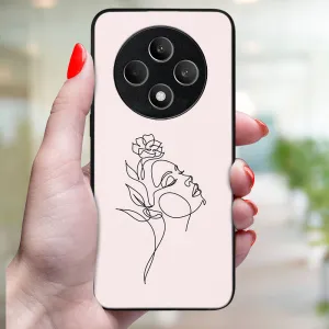 MY ART Ochranný kryt pre Oppo Reno12 FS 5G ROSE GIRL (198)