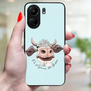 MY ART Ochranný kryt pre Xiaomi Redmi 13C HAPPY COW (181)