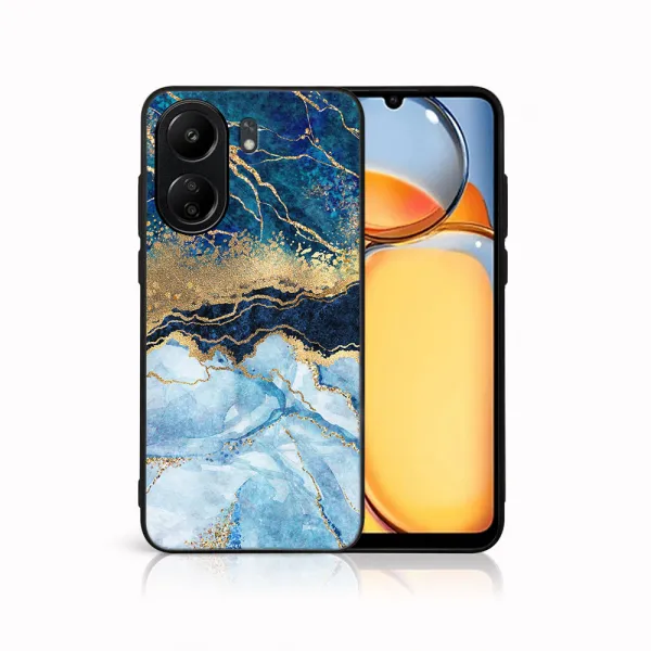 MY ART Ochranný kryt pre Xiaomi Redmi 13C BLUE MARBLE (141)