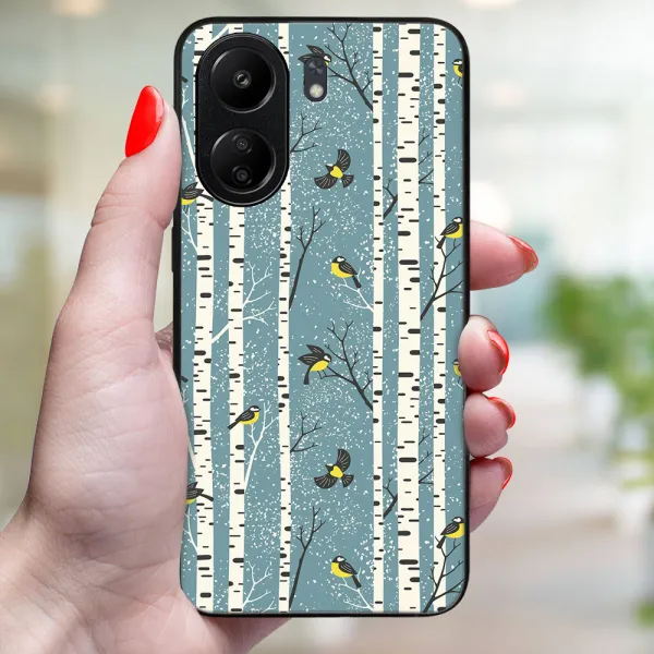 MY ART Kryt s vianočným dizajnom Xiaomi Redmi 13C BIRCH (072)