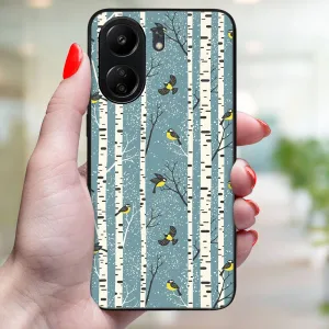 MY ART Kryt s vianočným dizajnom Xiaomi Redmi 13C BIRCH (072)