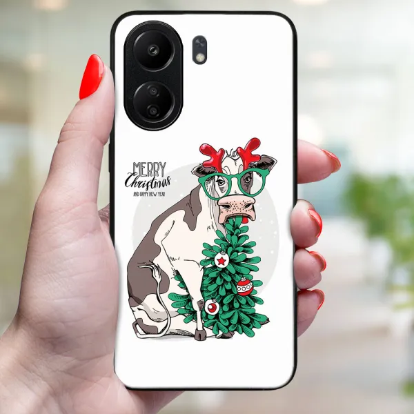 MY ART Kryt s vianočným dizajnom Xiaomi Redmi 13C MERRY CHRISTMAS (074)
