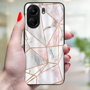 MY ART Ochranný kryt pre Xiaomi Redmi 13C PINK MARBLE (143)
