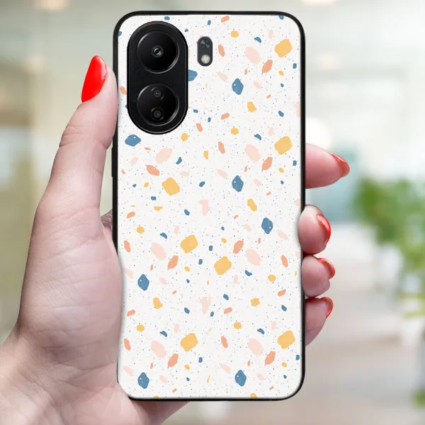 MY ART Ochranný kryt pre Xiaomi Redmi 13C ORANGE TERRAZZO (165)