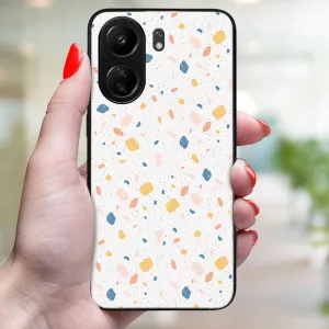 MY ART Ochranný kryt pre Xiaomi Redmi 13C ORANGE TERRAZZO (165)