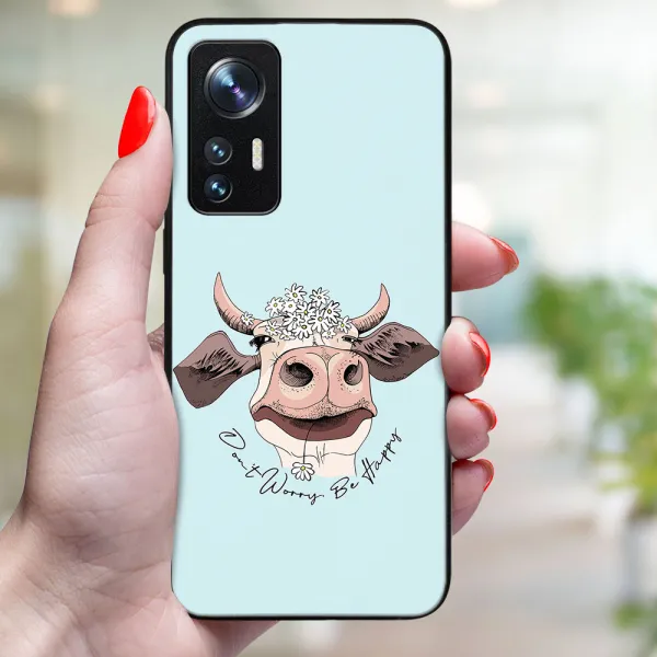 MY ART Ochranný kryt pre Xiaomi 12 Lite HAPPY COW (181)