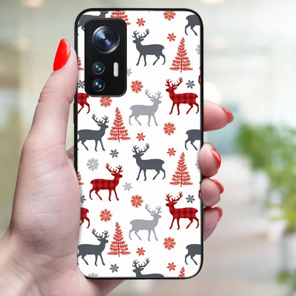 MY ART Kryt s vianočným dizajnom Xiaomi 12 Lite DEER (068)