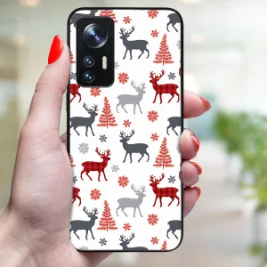 MY ART Kryt s vianočným dizajnom Xiaomi 12 Lite DEER (068)