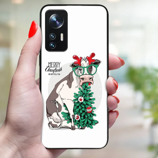 MY ART Kryt s vianočným dizajnom Xiaomi 12 Lite MERRY CHRISTMAS (074)