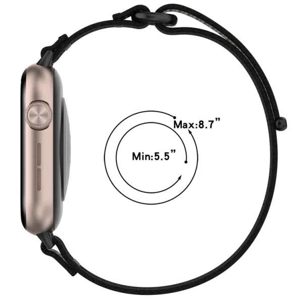 NYLON COLOR Vymeniteľný remienok pre Honor Watch 5 BLUE GRAY