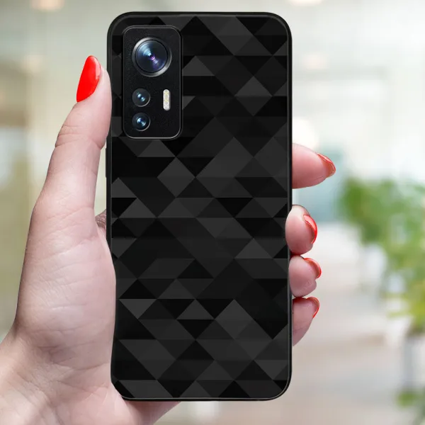 MY ART Ochranný kryt pre Xiaomi 12 Lite BLACK TRIANGLES (232)