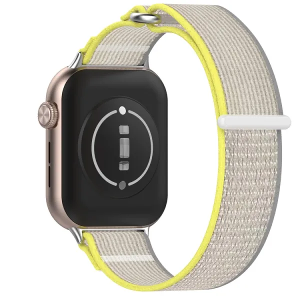 NYLON COLOR Vymeniteľný remienok pre Honor Watch 5 YELLOW GRAY
