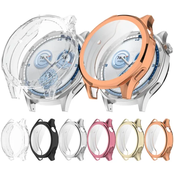 TPU FULL COVER Kryt pre Huawei Watch GT 5 46mm ružový