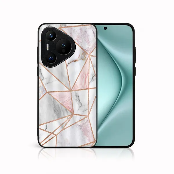 MY ART Ochranný kryt pre Huawei Pura 70 PINK MARBLE (143)