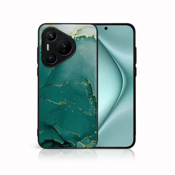 MY ART Ochranný kryt pre Huawei Pura 70 GREEN MARBLE (145)