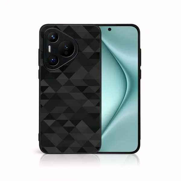 MY ART Ochranný kryt pre Huawei Pura 70 BLACK TRIANGLES (232)