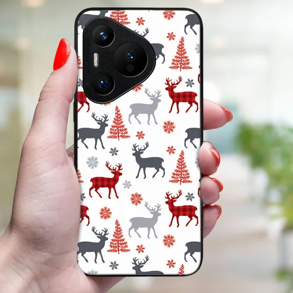 MY ART Kryt s vianočným dizajnom Huawei Pura 70 DEER (068)