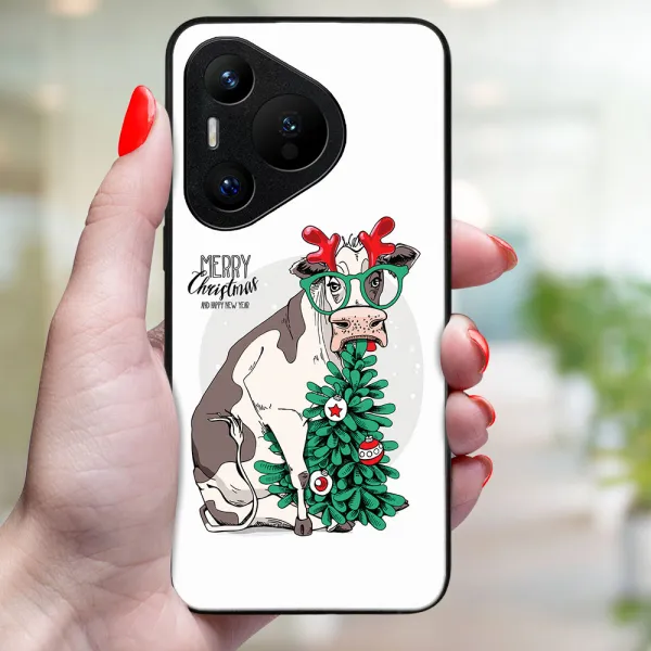 MY ART Kryt s vianočným dizajnom Huawei Pura 70 Pro MERRY CHRISTMAS (074)