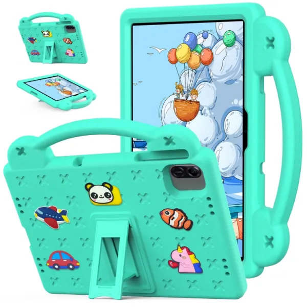 FANY Detský kryt na tablet pre Honor Pad X8a / Honor Pad X8b zelený